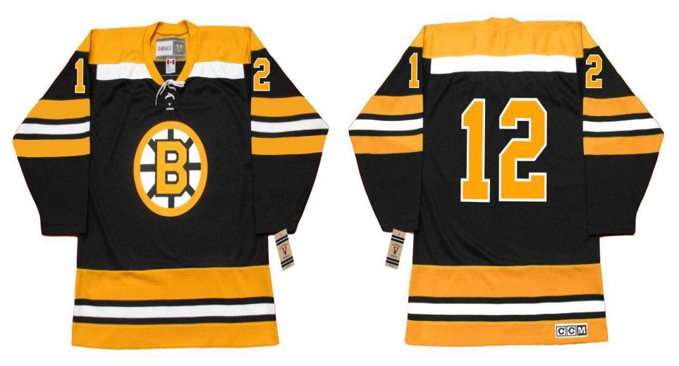 2019 Men Boston Bruins #12 Cashman Black CCM NHL jerseys1